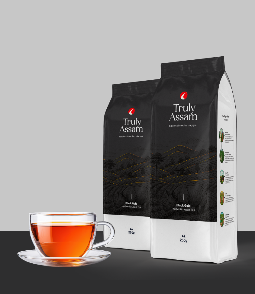 black gold product banner